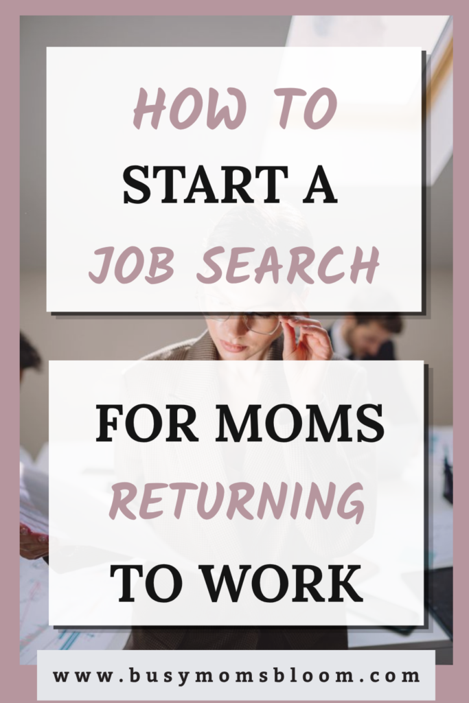 Woman searching for a new job