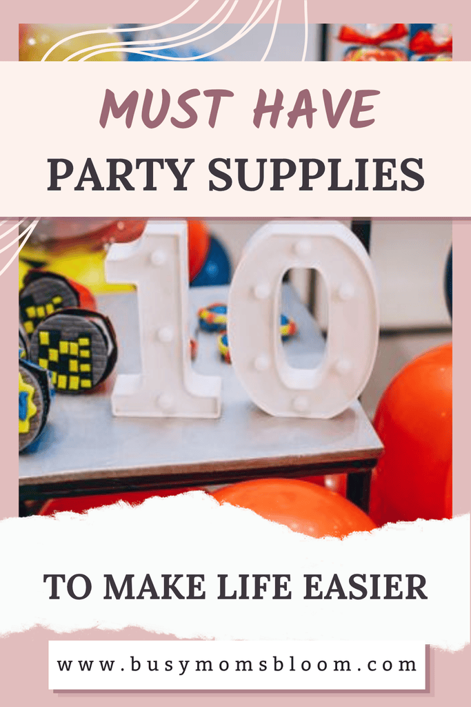 Kids birthday party supplies