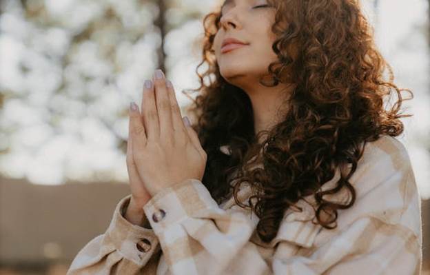 Woman praying