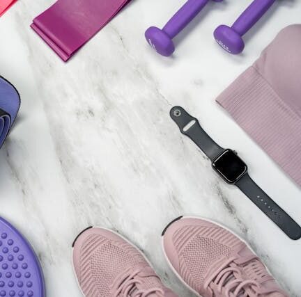 At home exercise equipment and apparel