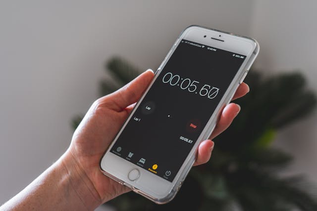 Phone timer