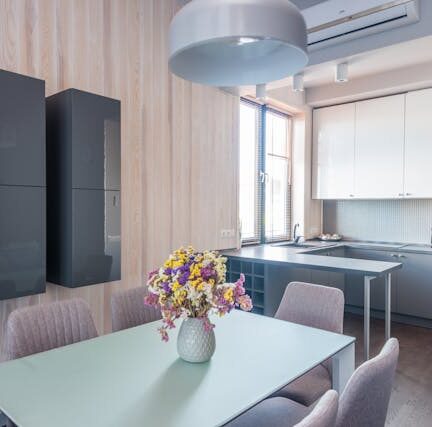 Kitchen and dining space