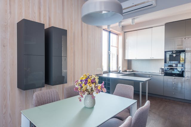 Kitchen and dining space
