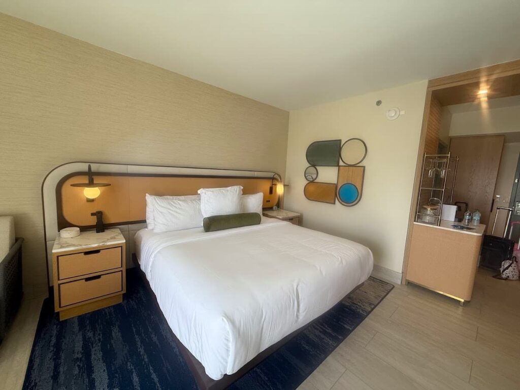 A bedroom at Wyndham Grand Rio Mar Hotel