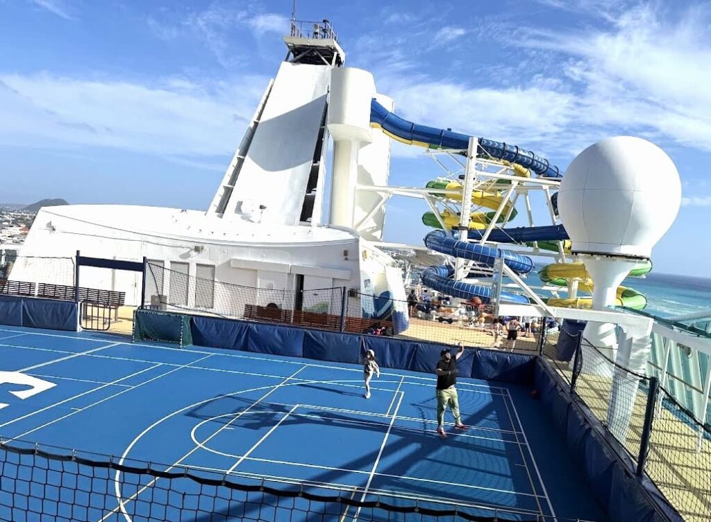 Basketball court on Explorer of the Seas