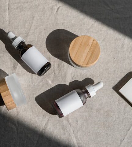 Glass containers for beauty products
