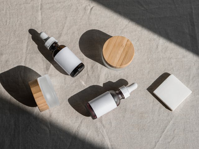 Glass containers for beauty products