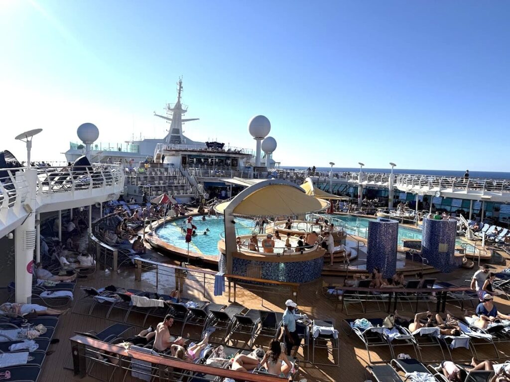 Pool area in Explorer of the Seas