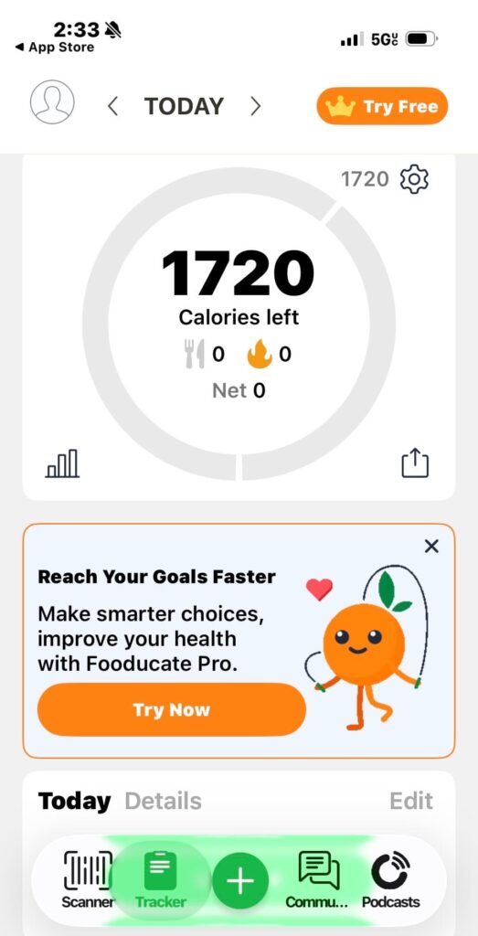Fooducate app