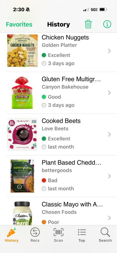 Yuka app