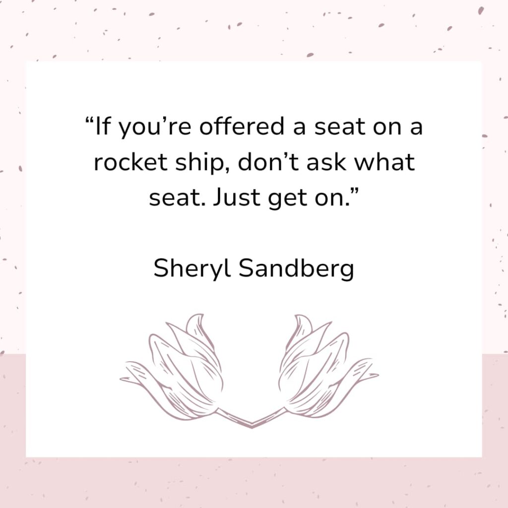 Sheryl Sandberg quote