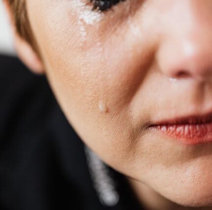 Woman crying