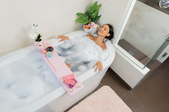 Woman in tub