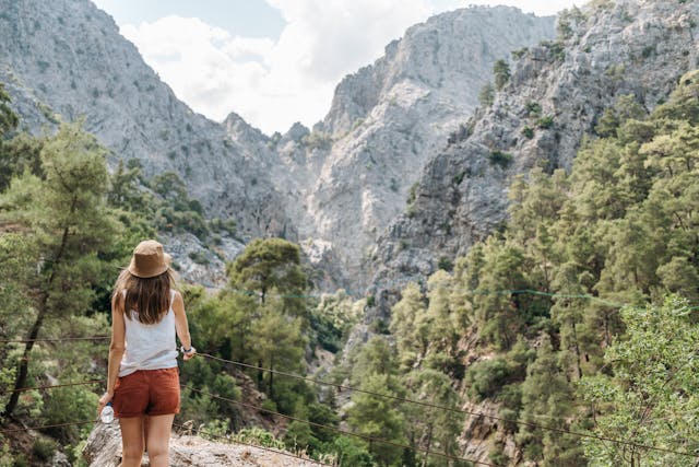 Woman in nature