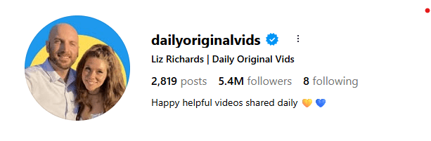 Instagram account "Daily Original Vids"

