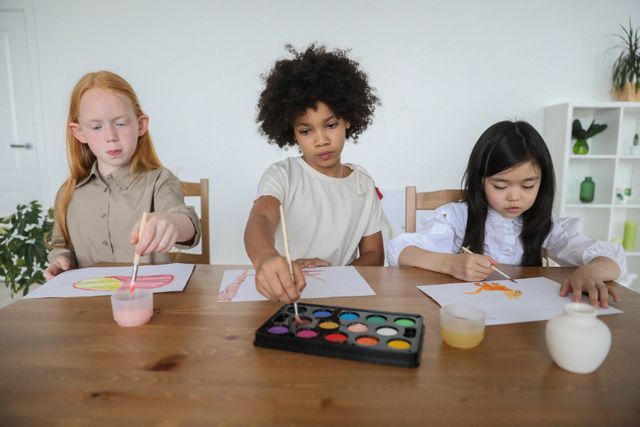 Kids painting