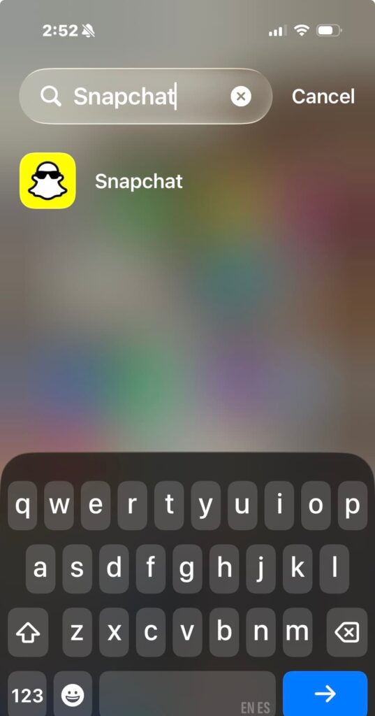 Snapchat app 