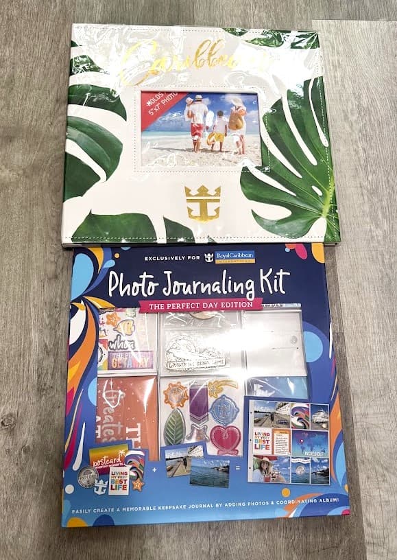 Caribbean phot album and journaling kit